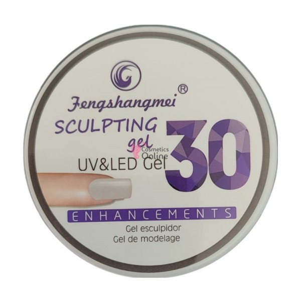 Gel UV / LED FSM Sculpting Gel de constructie, 50ml XL - 30 Alb Intens